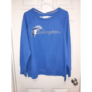 Blue Champion sweatshirt